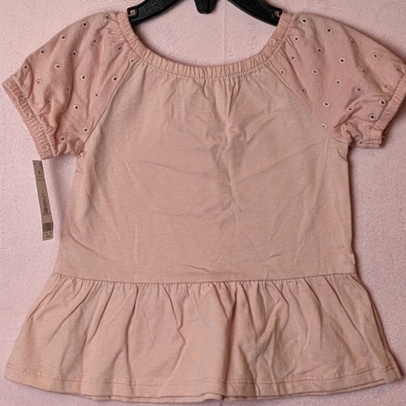 Carter's Baby Pink Short Sleeve Top size 18 Months - Picture 1 of 4